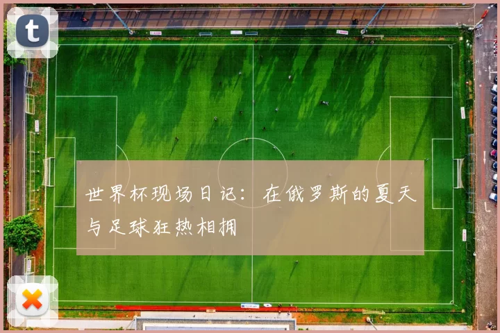 世界杯现场日记：在俄罗斯的夏天与足球狂热相拥