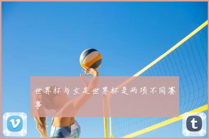 世界杯与女足世界杯是两项不同赛事