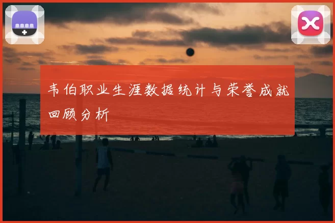 韦伯职业生涯数据统计与荣誉成就回顾分析