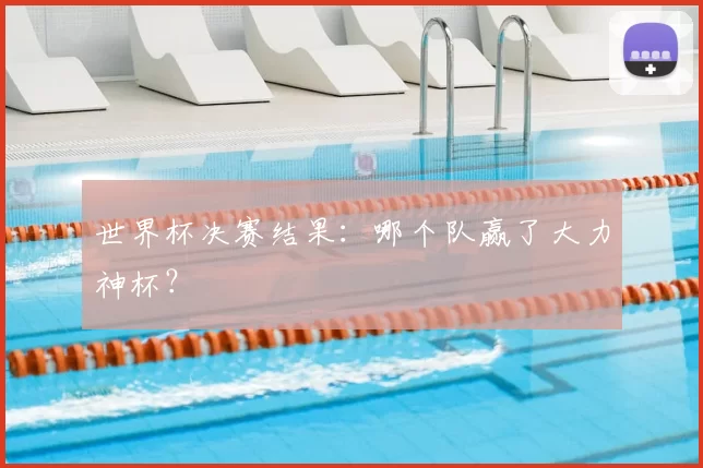 世界杯决赛结果:哪个队赢了大力神杯?